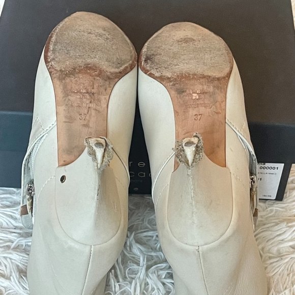 Laurence Dacade Stella Leather Ankle Boot, Off White - Picture 5 of 6